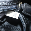 PRADA Chain Shoulder Bag Leather Black Gold Auth yk18939-11