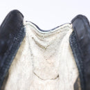 CHANEL Bicolore Pouch Lamb Skin Black Gold CC Auth yk18941-20