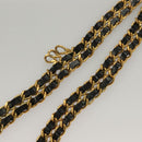 CHANEL Chain Belt metal Gold CC Auth yk18942-11