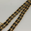 CHANEL Chain Belt metal Gold CC Auth yk18942-12