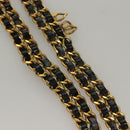 CHANEL Chain Belt metal Gold CC Auth yk18942-4