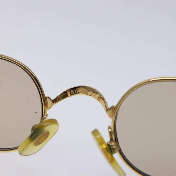 CARTIER Sunglasses metal Gold Tone Auth yk18944