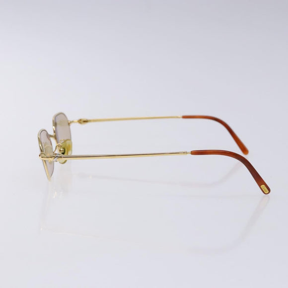 CARTIER Sunglasses metal Gold Tone Auth yk18944