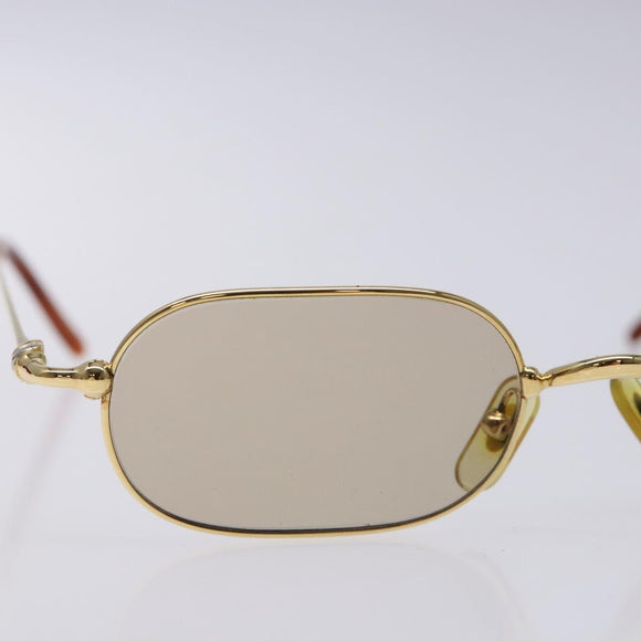 CARTIER Sunglasses metal Gold Tone Auth yk18944