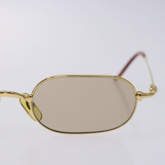 CARTIER Sunglasses metal Gold Tone Auth yk18944