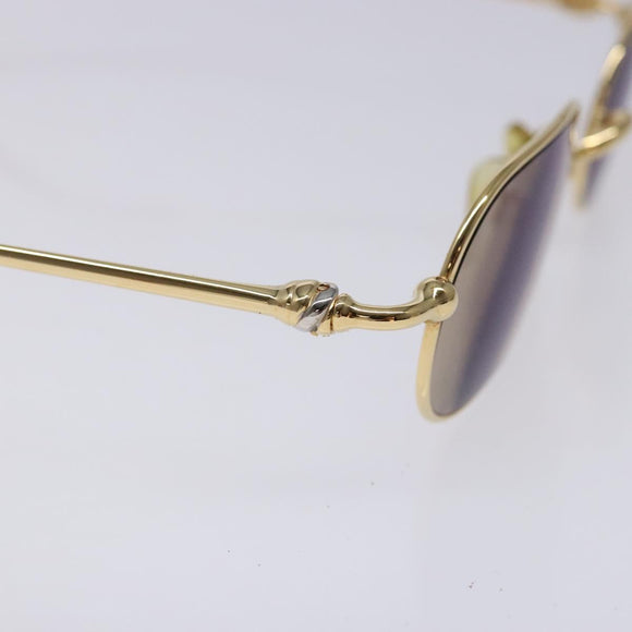CARTIER Sunglasses metal Gold Tone Auth yk18944