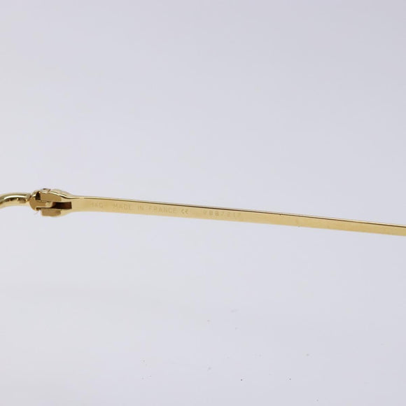 CARTIER Sunglasses metal Gold Tone Auth yk18944