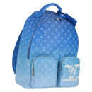 LOUIS VUITTON Monogram Clouds Multi Pocket Backpack Blue M45441 Auth yk18948M-1