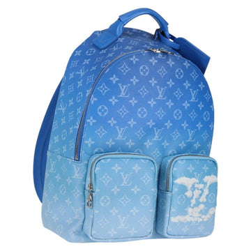 LOUIS VUITTON Monogram Clouds Multi Pocket Backpack Blue M45441 Auth yk18948M
