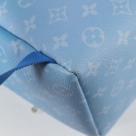 LOUIS VUITTON Monogram Clouds Multi Pocket Backpack Blue M45441 Auth yk18948M