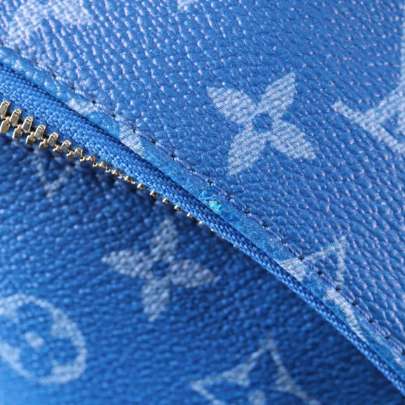 LOUIS VUITTON Monogram Clouds Multi Pocket Backpack Blue M45441 Auth yk18948M