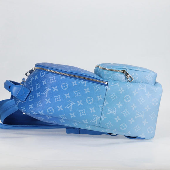 LOUIS VUITTON Monogram Clouds Multi Pocket Backpack Blue M45441 Auth yk18948M