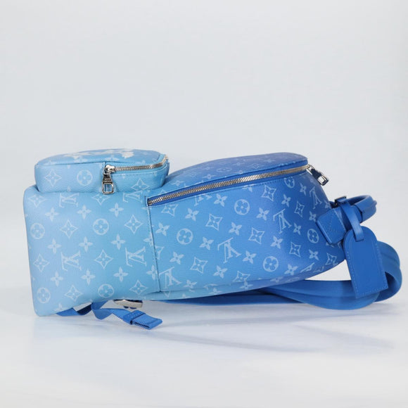 LOUIS VUITTON Monogram Clouds Multi Pocket Backpack Blue M45441 Auth yk18948M