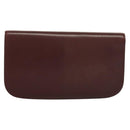 CELINE Macadam Canvas Pouch Clutch Bag 2Set Brown Auth yk18950-3