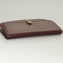 CELINE Macadam Canvas Pouch Clutch Bag 2Set Brown Auth yk18950-5