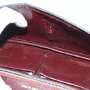 CELINE Macadam Canvas Pouch Clutch Bag 2Set Brown Auth yk18950-8