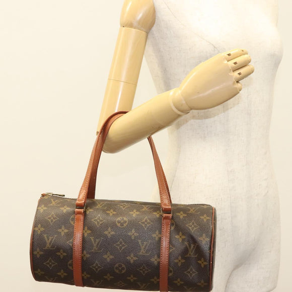 LOUIS VUITTON Monogram Papillon 30 Hand Bag M51385 LV Auth yk18951