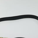 Christian Dior Trotter Canvas Shoulder Bag Navy Gold Auth yk18954-8