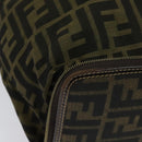 FENDI Zucca Canvas Tote Bag Black Brown Auth yk18964-12