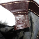 FENDI Zucca Canvas Tote Bag Black Brown Auth yk18964-15