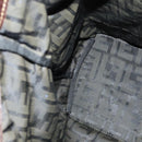 FENDI Zucca Canvas Tote Bag Black Brown Auth yk18964-18