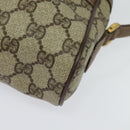 GUCCI GG Supreme Web Sherry Line Shoulder Bag PVC Beige 001 44 6655 Auth yk18967-11