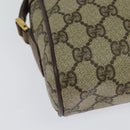 GUCCI GG Supreme Web Sherry Line Shoulder Bag PVC Beige 001 44 6655 Auth yk18967-12