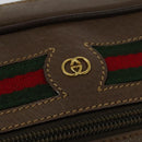 GUCCI GG Supreme Web Sherry Line Shoulder Bag PVC Beige 001 44 6655 Auth yk18967-14