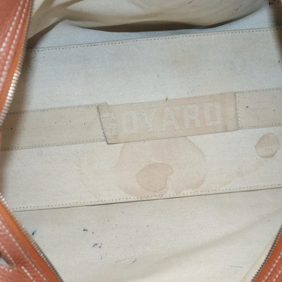 GOYARD Herringbone Ardy PM Tote Bag PVC Black Auth yk18993