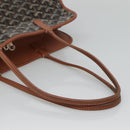 GOYARD Herringbone Ardy PM Tote Bag PVC Black Auth yk18993-7