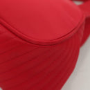 SAINT LAURENT Hand Bag Nylon Red Auth yk18999-11