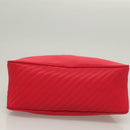 SAINT LAURENT Hand Bag Nylon Red Auth yk18999-9