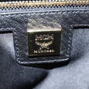 MCM Vicetos Studs Backpack Leather Black Gold Auth yk19000V-22