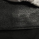 GUCCI GG Canvas Waist bag Black Silver 28566 Auth yk19002-18