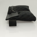 GUCCI GG Canvas Waist bag Black Silver 28566 Auth yk19002-4