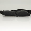 GUCCI GG Canvas Waist bag Black Silver 28566 Auth yk19002-5