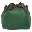 LOUIS VUITTON Epi Petit Noe Shoulder Bag Bicolor Green Red M44147 Auth yk19006-13