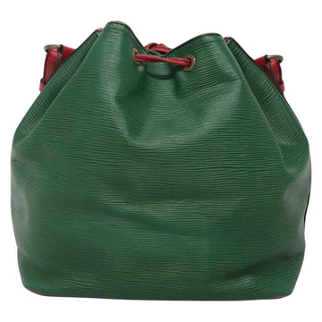 LOUIS VUITTON Epi Petit Noe Shoulder Bag Bicolor Green Red M44147 Auth yk19006 - 0