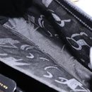 Salvatore Ferragamo Gancini Hand Bag Leather Black Gold Auth yk19008-23
