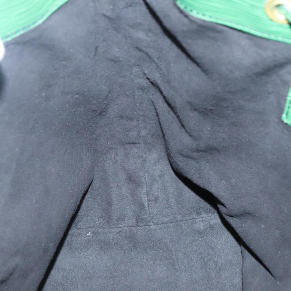 LOUIS VUITTON Epi Petit Noe Shoulder Bag Green M44104 LV Auth yk19009