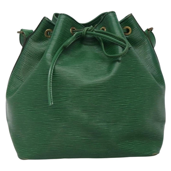 LOUIS VUITTON Epi Petit Noe Shoulder Bag Green M44104 LV Auth yk19009