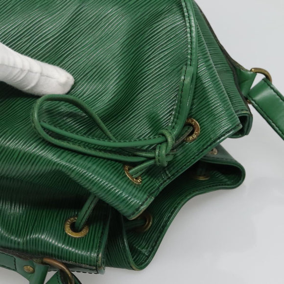 LOUIS VUITTON Epi Petit Noe Shoulder Bag Green M44104 LV Auth yk19009