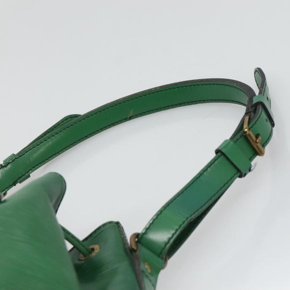 LOUIS VUITTON Epi Petit Noe Shoulder Bag Green M44104 LV Auth yk19009