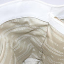 VERSACE Tote Bag Leather White Gold Auth yk19012-19