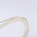 VERSACE Tote Bag Leather White Gold Auth yk19012-8