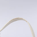 VERSACE Tote Bag Leather White Gold Auth yk19012-9