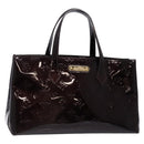 LOUIS VUITTON Monogram Vernis Wilshire PM Hand Bag Amarante M93641 Auth yk19019-1