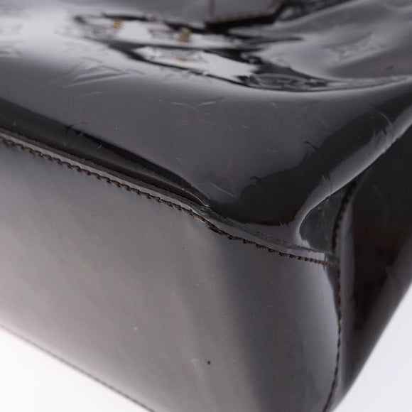 LOUIS VUITTON Monogram Vernis Wilshire PM Hand Bag Amarante M93641 Auth yk19019