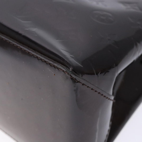 LOUIS VUITTON Monogram Vernis Wilshire PM Hand Bag Amarante M93641 Auth yk19019