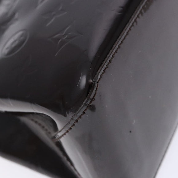 LOUIS VUITTON Monogram Vernis Wilshire PM Hand Bag Amarante M93641 Auth yk19019